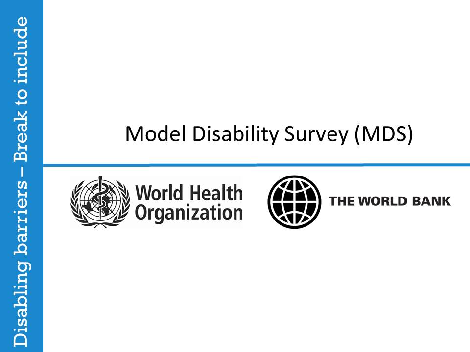 Model Disability Survey (MDS)
